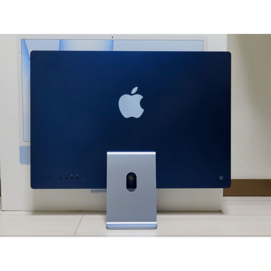 Mac (Apple)(マック)のM1 iMac 24 MGPK3J/A ブルー　メモリ8GB SSD256GB スマホ/家電/カメラのPC/タブレット(デスクトップ型PC)の商品写真