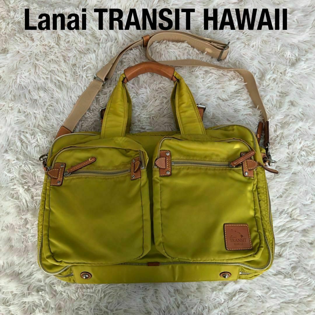 TRANSIT(トランジット)のLanai TRANSIT HAWAII ナイロン2WAYショルダーバッグ メンズのバッグ(ショルダーバッグ)の商品写真
