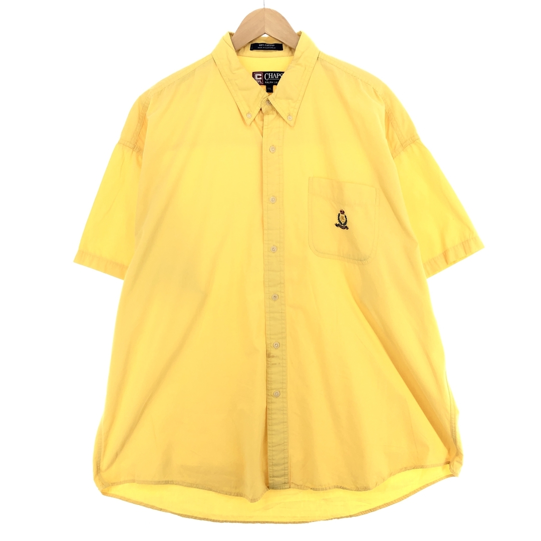 Ralph Lauren(ラルフローレン)の古着 90年代 ラルフローレン Ralph Lauren CHAPS チャップス 半袖 ボタンダウンシャツ メンズXXL ヴィンテージ /eaa443747 メンズのトップス(シャツ)の商品写真
