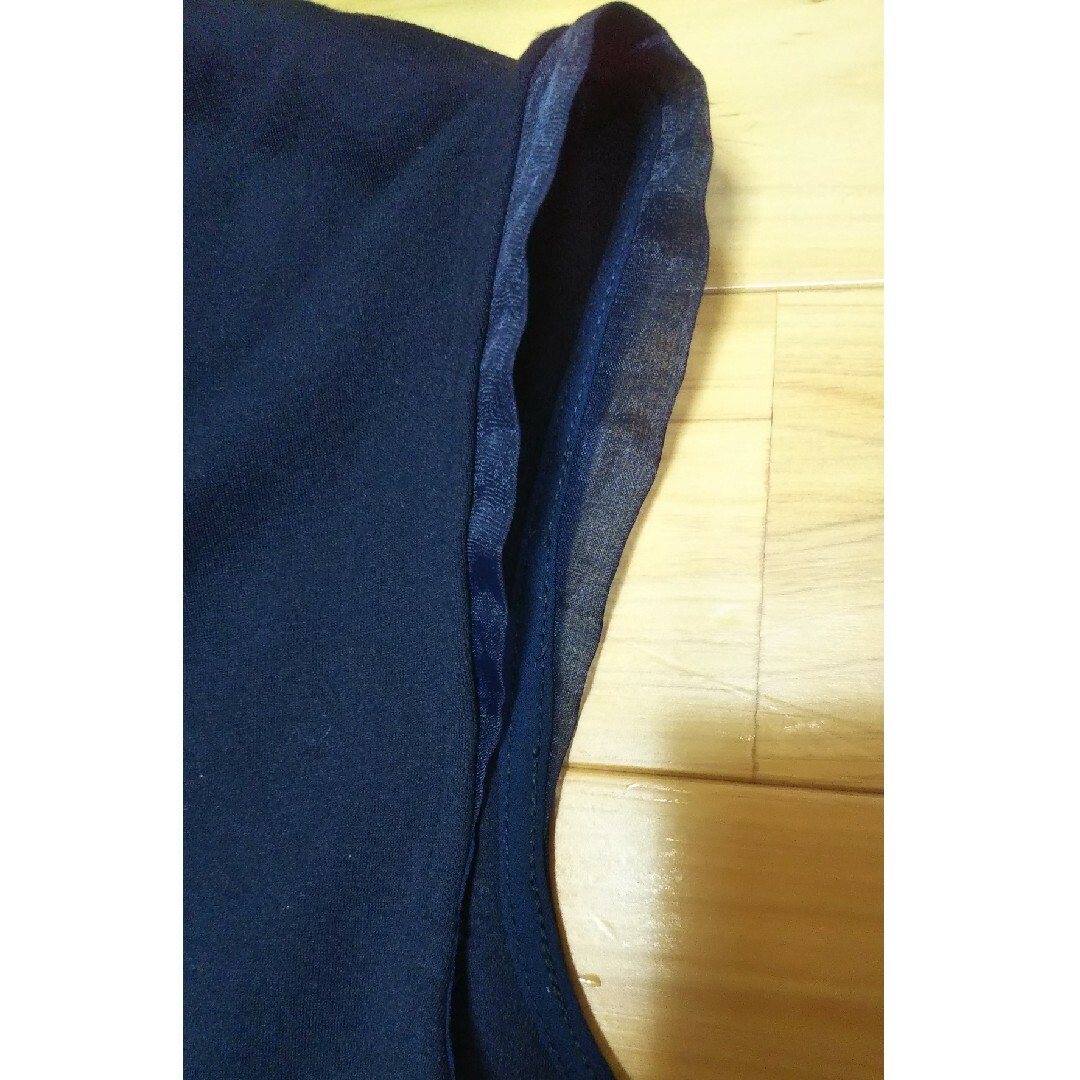 QUEENS COURT(クイーンズコート)のクイーンズコート  刺繍 ノースリーブ カットソー トップス  Tシャツ レディースのトップス(カットソー(半袖/袖なし))の商品写真