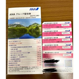 エーエヌエー(ゼンニッポンクウユ)(ANA(全日本空輸))の『最新』ANA（全日空）株主優待券5枚＋優待冊子(その他)