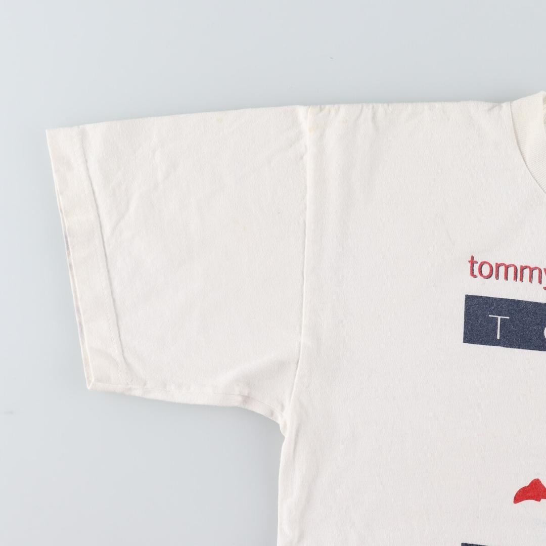 TOMMY HILFIGER(トミーヒルフィガー)の古着 90年代 トミーヒルフィガー TOMMY HILFIGER 半袖 プリントTシャツ USA製 メンズL ヴィンテージ /eaa443383 メンズのトップス(Tシャツ/カットソー(半袖/袖なし))の商品写真