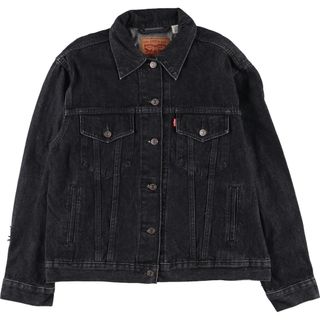 リーバイス(Levi's)の古着 リーバイス Levi's フリンジ付き デニムジャケット Gジャン レディースL /eaa447230(Gジャン/デニムジャケット)