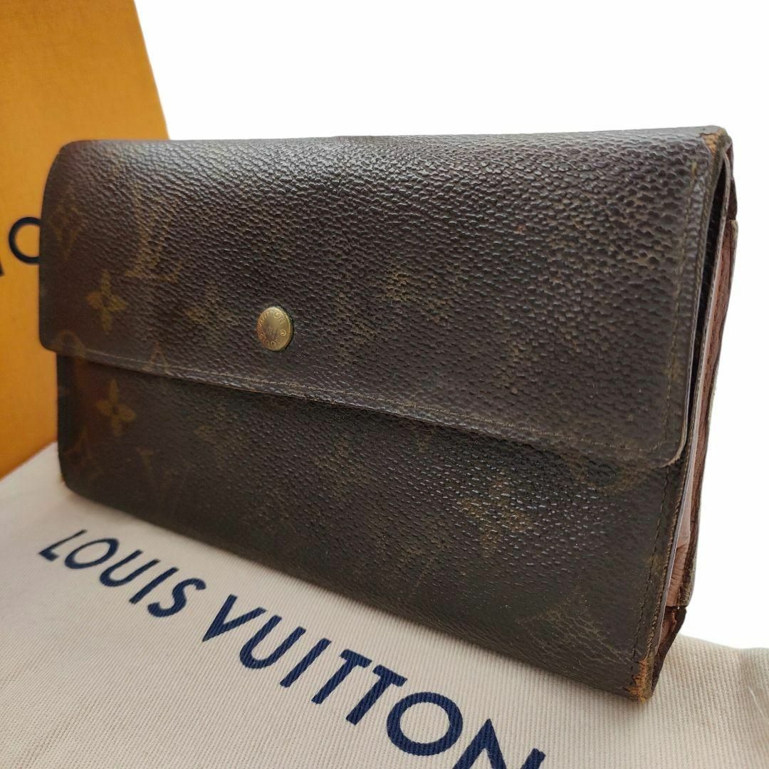 LOUIS VUITTON(ルイヴィトン)のルイヴィトン ポルトトレゾール インターナショナル 三つ折り 長財布 モノグラム レディースのファッション小物(財布)の商品写真