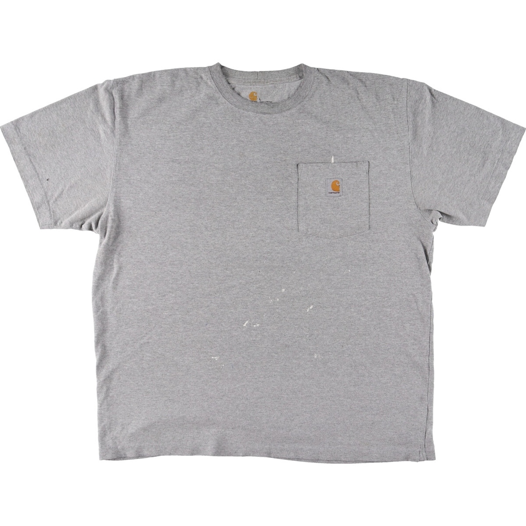 carhartt(カーハート)の古着 カーハート Carhartt ORIGINAL FIT 半袖 ワンポイントロゴポケットTシャツ メンズL /eaa443375 メンズのトップス(Tシャツ/カットソー(半袖/袖なし))の商品写真