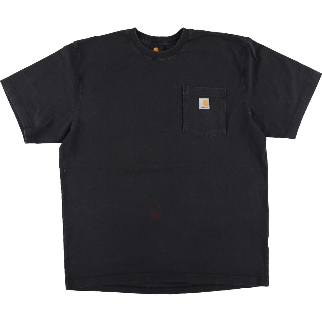 carhartt(カーハート)の古着 カーハート Carhartt ORIGINAL FIT 半袖 ワンポイントロゴポケットTシャツ メンズL /eaa443377 メンズのトップス(Tシャツ/カットソー(半袖/袖なし))の商品写真