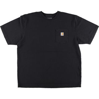 古着 カーハート Carhartt Loose Fit 半袖 ワンポイントロゴポケットTシャツ メンズXL /eaa443379