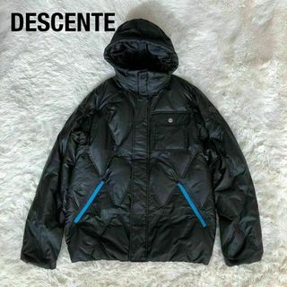 デサント(DESCENTE)のDESCENTEデサント　キルティングダウンジャケット　ブラック黒XL(ダウンジャケット)