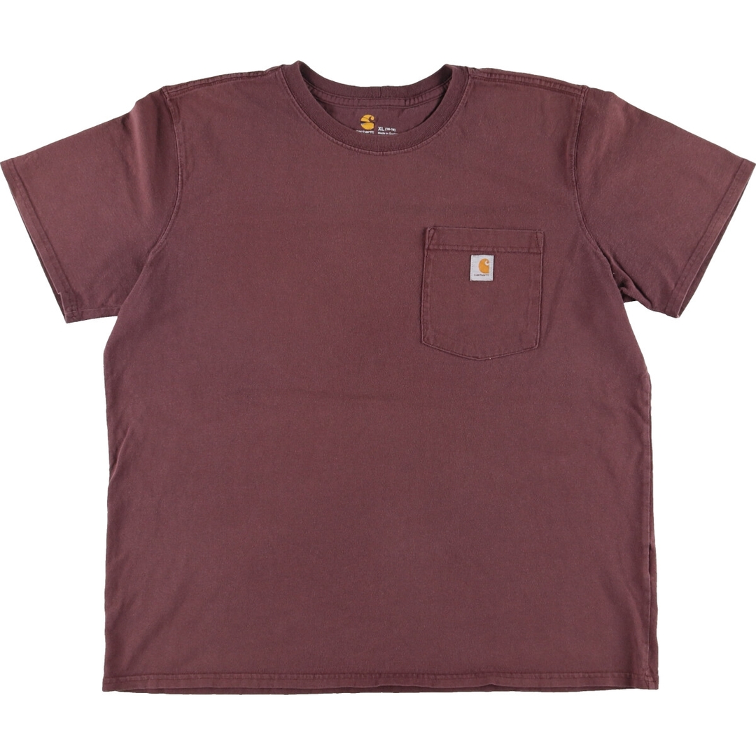 carhartt(カーハート)の古着 カーハート Carhartt ORIGINAL FIT 半袖 ワンポイントロゴポケットTシャツ メンズXL /eaa443380 メンズのトップス(Tシャツ/カットソー(半袖/袖なし))の商品写真