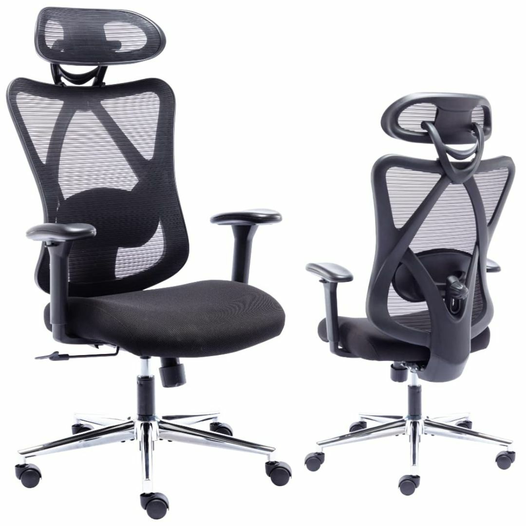 TANUMI 人間工学オフィスチェア | ハイバック 事務椅子 独立式ランバーサ インテリア/住まい/日用品のオフィス家具(オフィスチェア)の商品写真