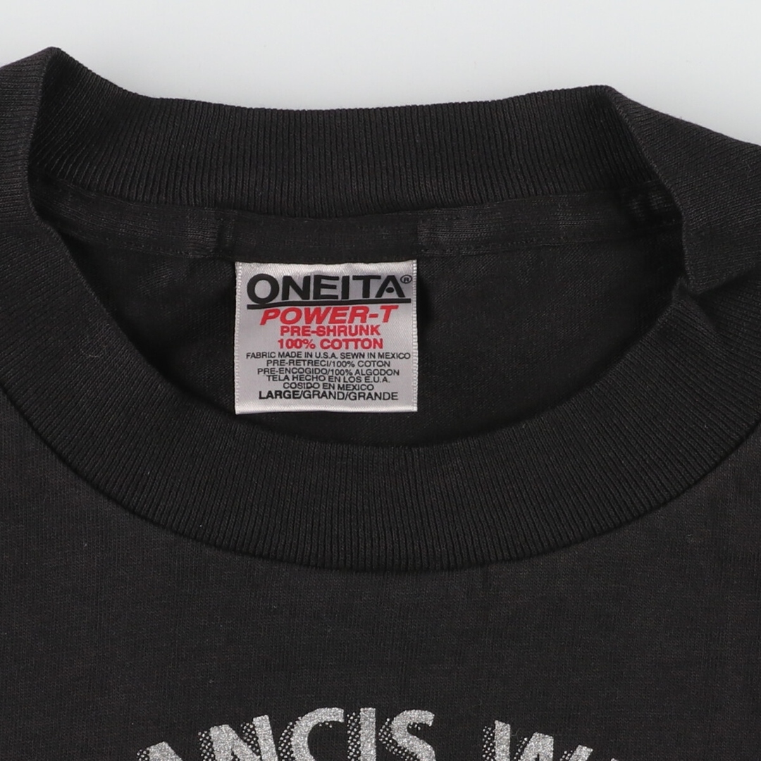 ONEITA(オニータ)の古着 90年代 オニータ ONEITA プリントTシャツ メンズL ヴィンテージ /eaa444559 メンズのトップス(Tシャツ/カットソー(半袖/袖なし))の商品写真