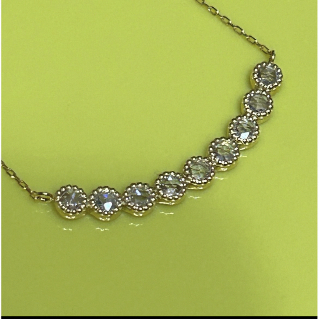 大特価🍀新品 ローズカットダイヤモンド ネックレス レディースのアクセサリー(ネックレス)の商品写真