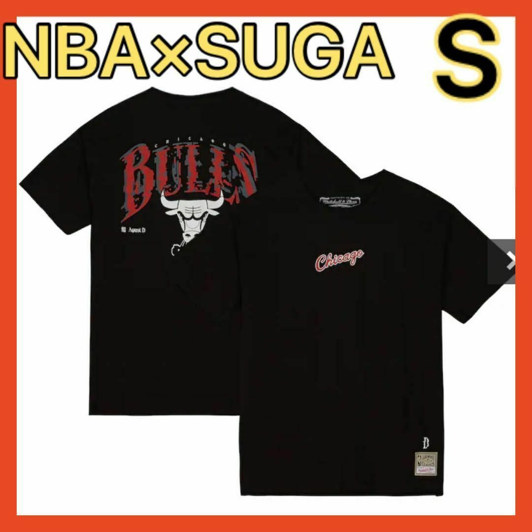 防弾少年団(BTS)(ボウダンショウネンダン)のBTS シュガ コラボ Tシャツ シカゴブルズ NBA ユンギ ブラック 黒 L レディースのトップス(Tシャツ(半袖/袖なし))の商品写真