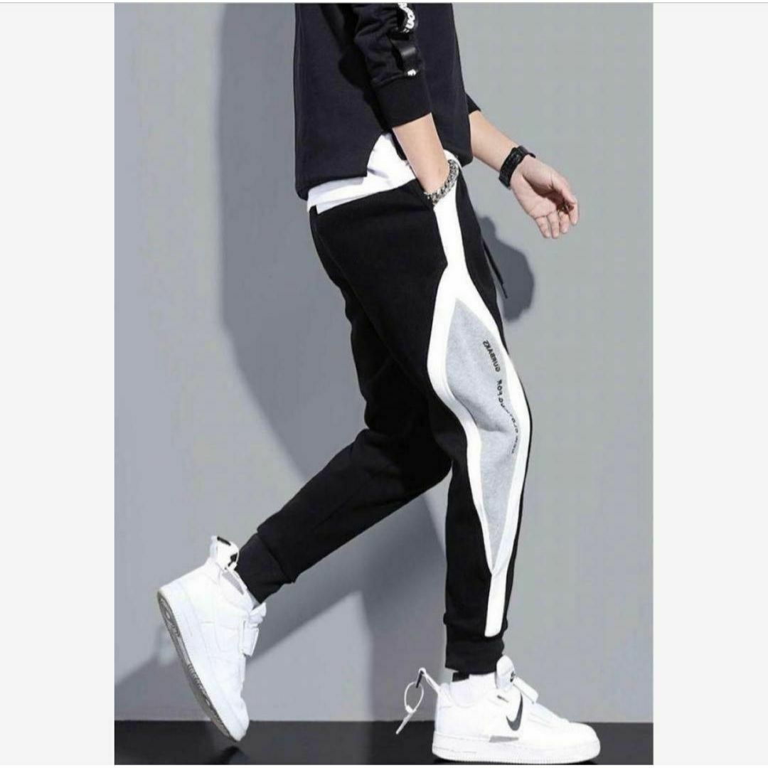 ジョガーパンツ 2XL 新品 メンズ スウェットパンツ カジュアル サイドライン メンズのパンツ(その他)の商品写真