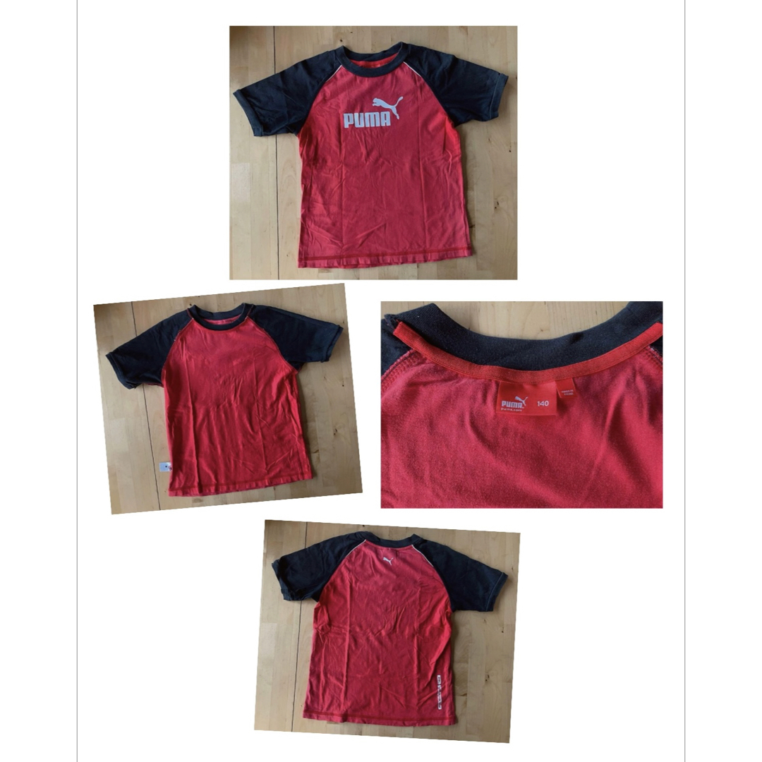 PUMA(プーマ)の140cm PUMA プーマ 半袖シャツ Tシャツ トップス 2枚セット キッズ/ベビー/マタニティのキッズ服男の子用(90cm~)(Tシャツ/カットソー)の商品写真