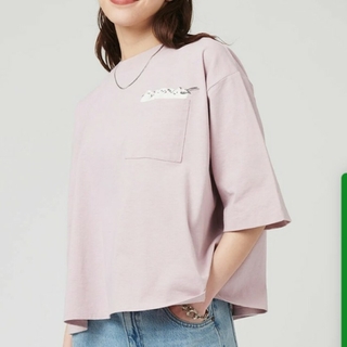 グラニフ(Design Tshirts Store graniph)のグラニフ シマエナガ TシャツＬ(Tシャツ(半袖/袖なし))