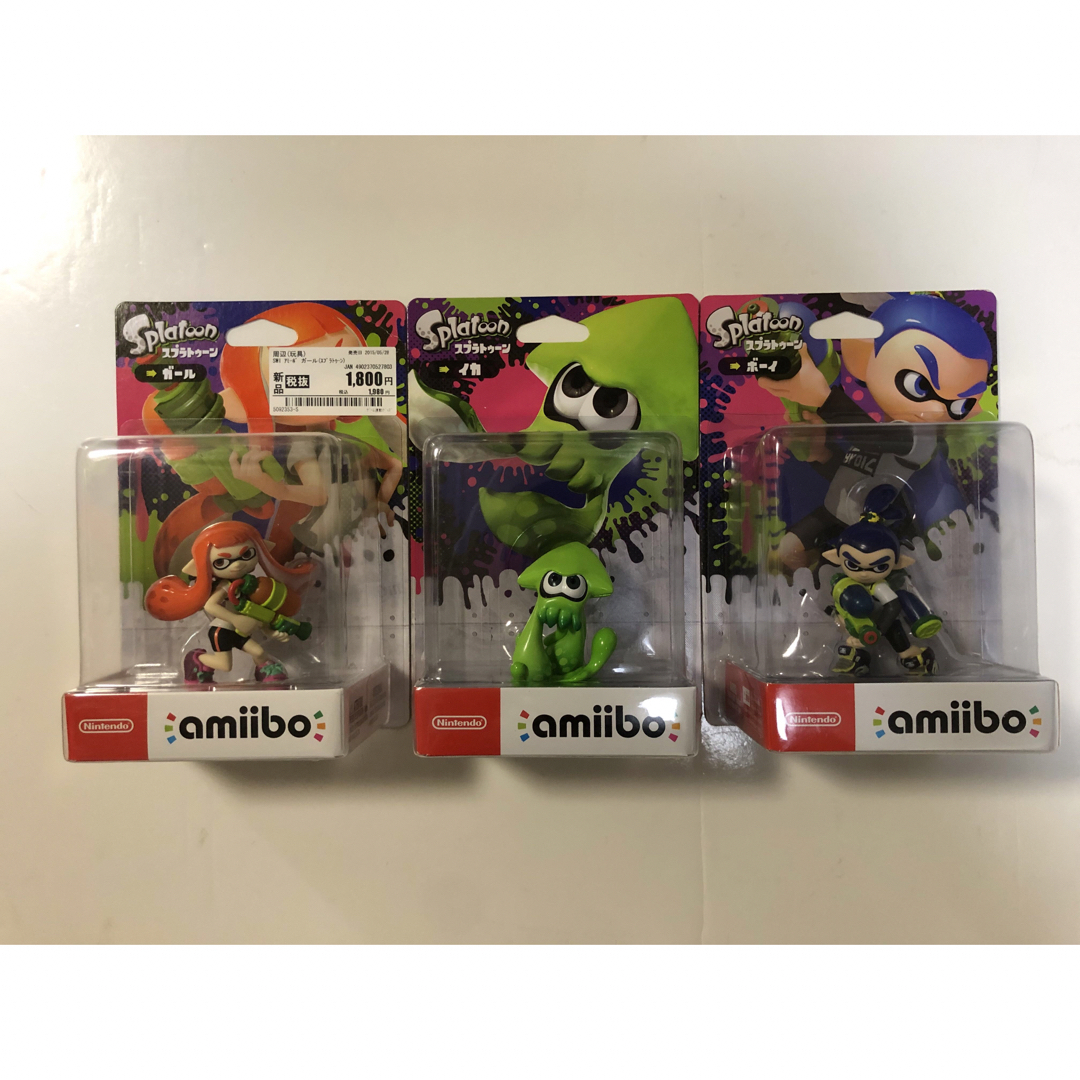 Nintendo Switch(ニンテンドースイッチ)のamiibo スプラトゥーン 7体セット エンタメ/ホビーのおもちゃ/ぬいぐるみ(キャラクターグッズ)の商品写真