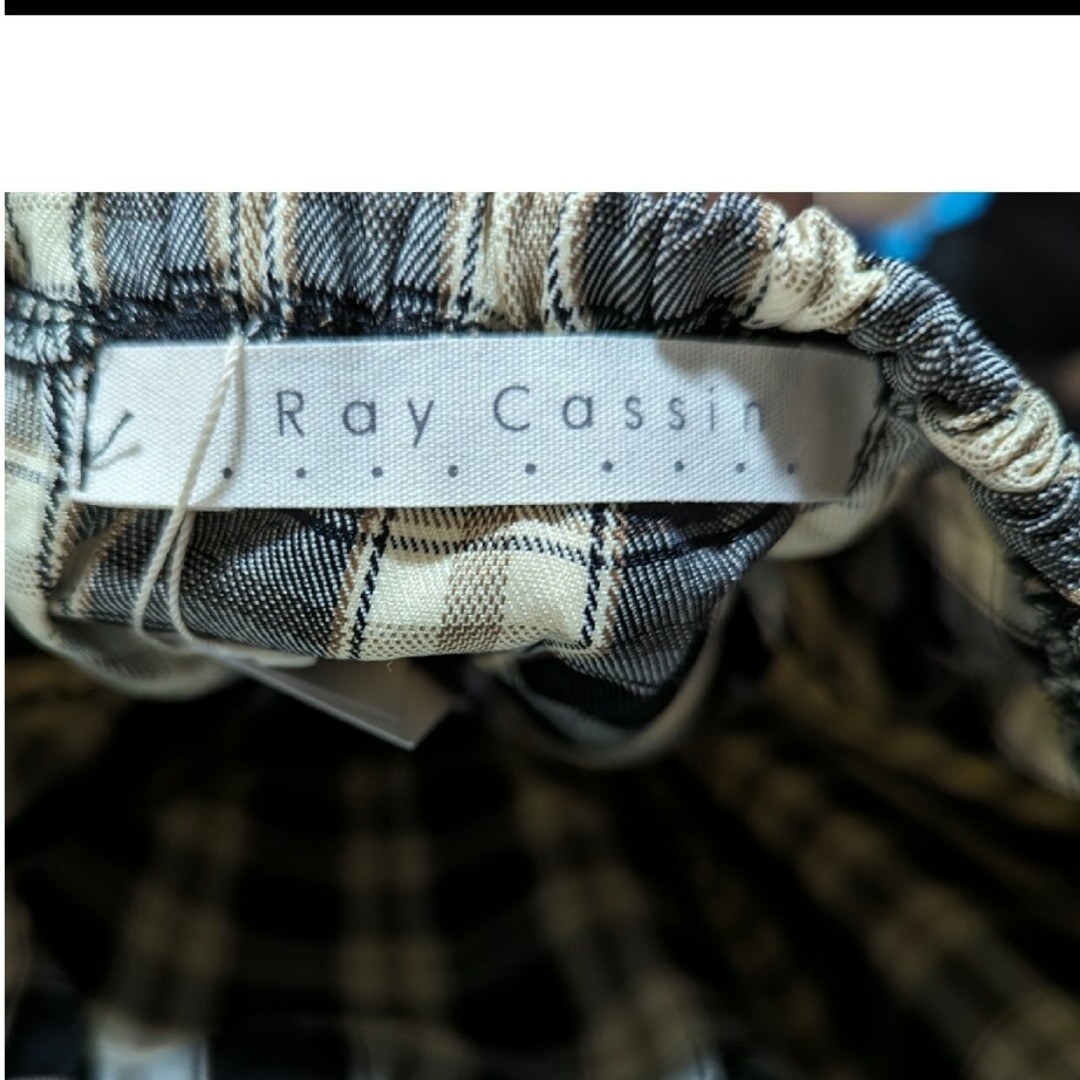 レイカズン Ray Cassin チェックスクエアネックチュニックワンピース レディースのトップス(チュニック)の商品写真