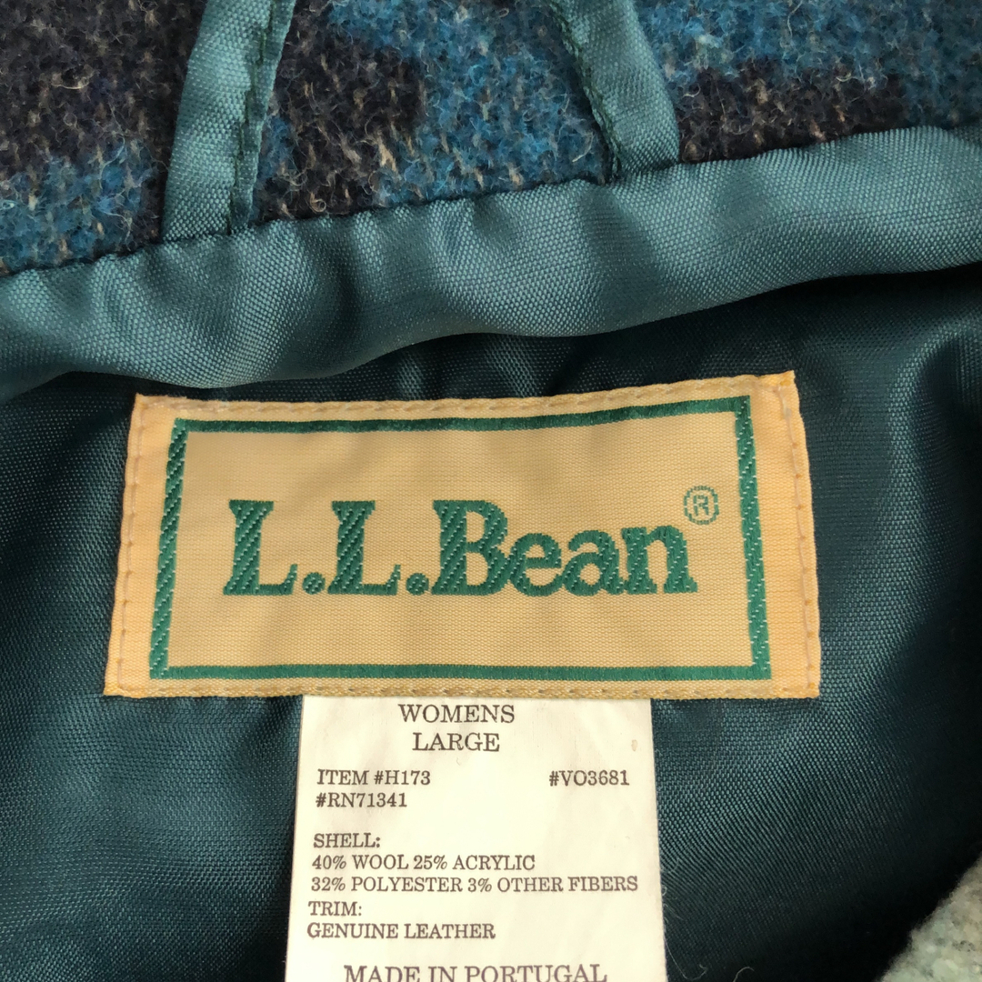 L.L.Bean(エルエルビーン)のL.L Been 90's 90年代 エルエルビーン Pullover Wool Jacket ポルトガル製 プルオーバージャケット 総柄 WOOL アメカジ メンズのジャケット/アウター(その他)の商品写真