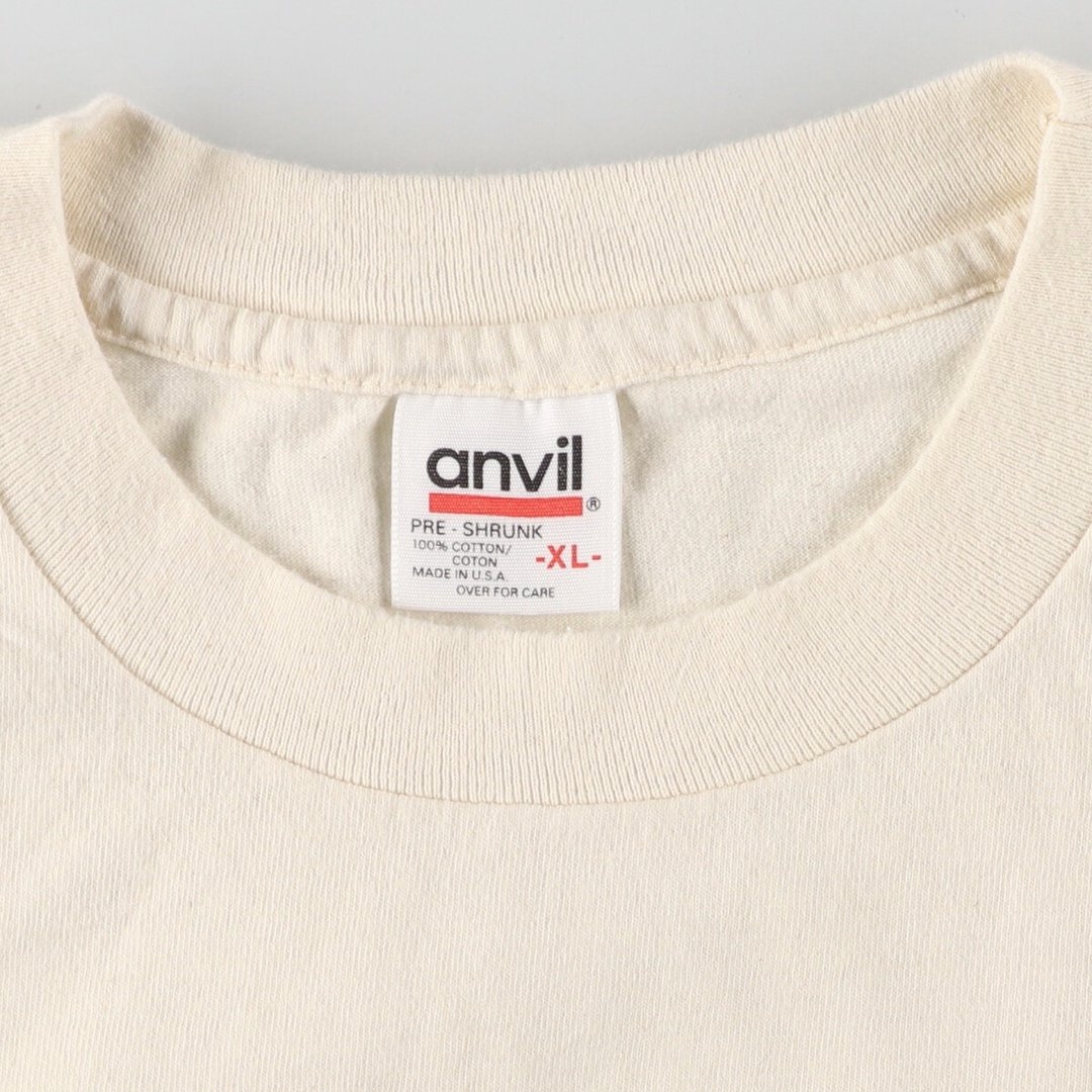 Anvil(アンビル)の古着 90年代 アンビル Anvil MARK TEAIN マークトウェイン 偉人Tシャツ USA製 メンズXL ヴィンテージ /eaa444572 メンズのトップス(Tシャツ/カットソー(半袖/袖なし))の商品写真