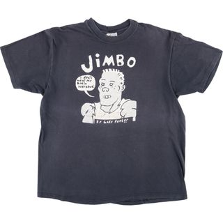 ヘインズ(Hanes)の古着 80年代 ヘインズ Hanes GARY PANTER ゲイリーパンター JIMBO アートTシャツ USA製 メンズXL ヴィンテージ /eaa443318(Tシャツ/カットソー(半袖/袖なし))