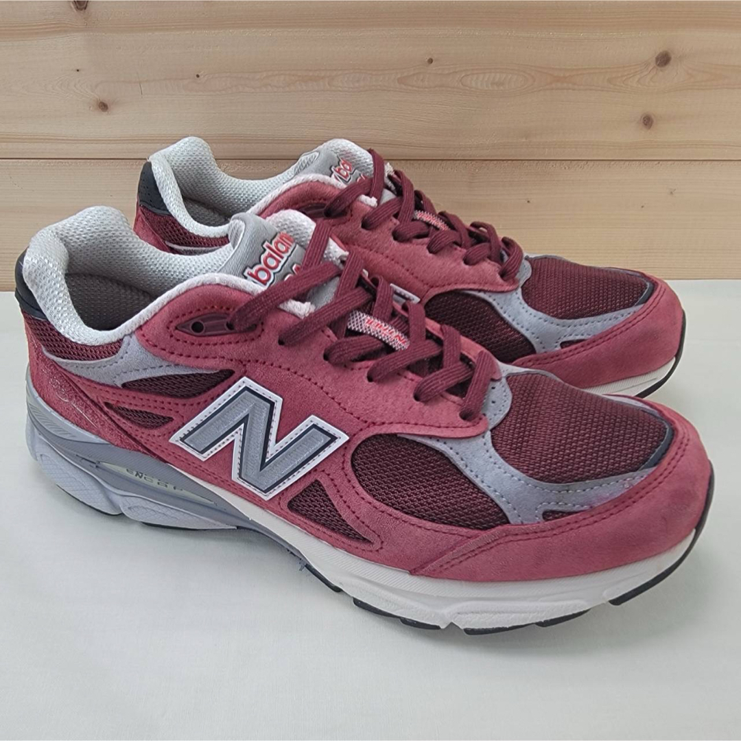 New Balance(ニューバランス)のニューバランス M990TF3 メイド イン USA バーガンディ 27㎝ メンズの靴/シューズ(スニーカー)の商品写真