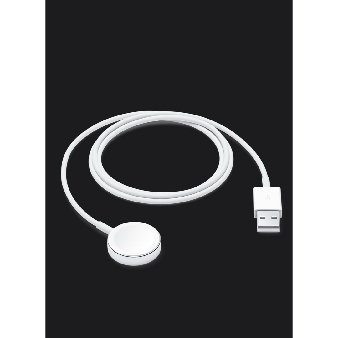 Apple(アップル)のApple Watch 磁気充電ケーブル1m スマホ/家電/カメラのスマートフォン/携帯電話(バッテリー/充電器)の商品写真