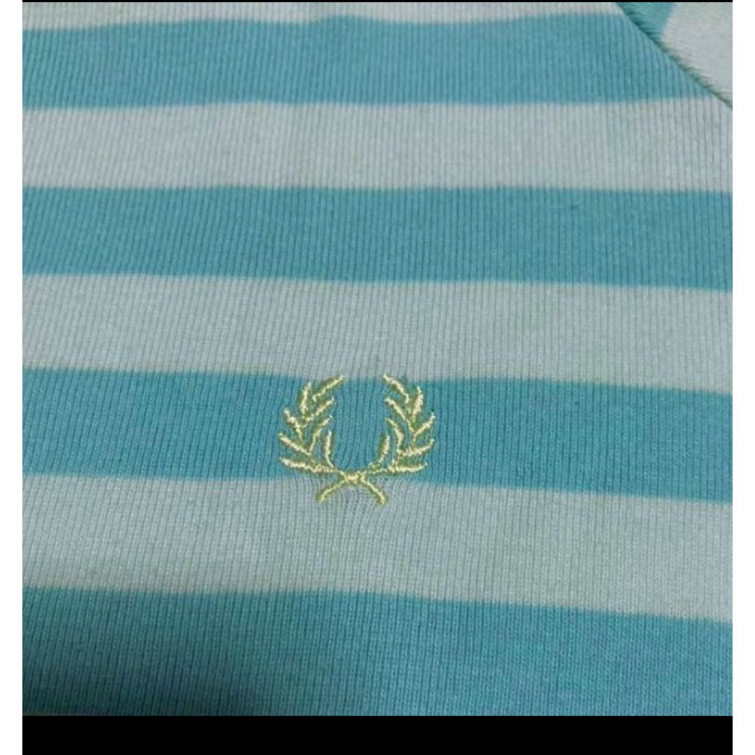 FRED PERRY(フレッドペリー)のフレッドペリーペパーミントボーダーコットンT レディースのトップス(Tシャツ(半袖/袖なし))の商品写真