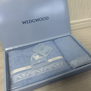 WEDGWOOD - ウェッジウッド　WEDGWOOD  タオル　青　ブルー　2枚セット