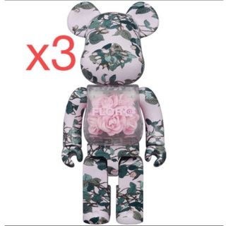 BE@RBRICK FLOR@ PINK ROSE 400％(その他)