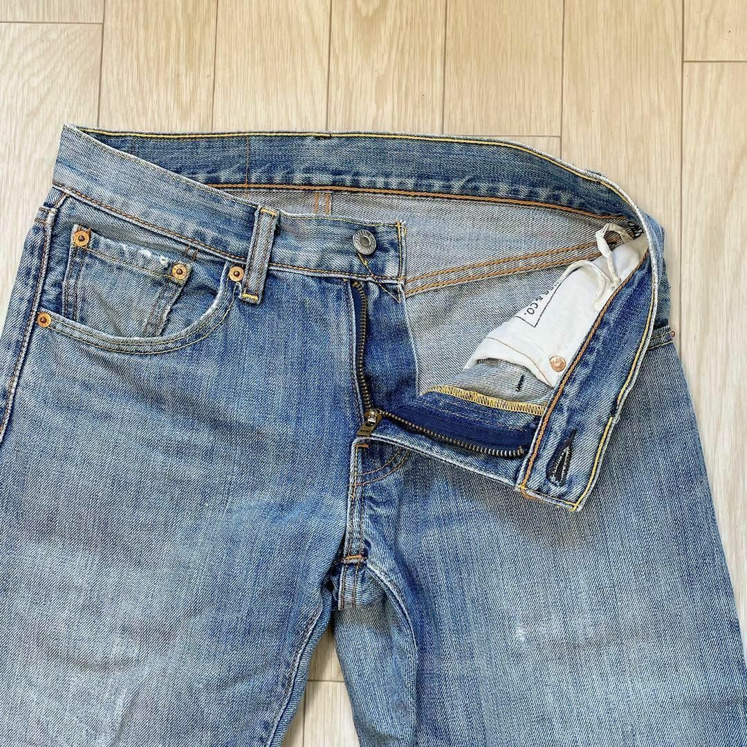 Levi's(リーバイス)のLEVI'S 502 ジーンズ ダメージデニム W28 L32 メンズのパンツ(デニム/ジーンズ)の商品写真