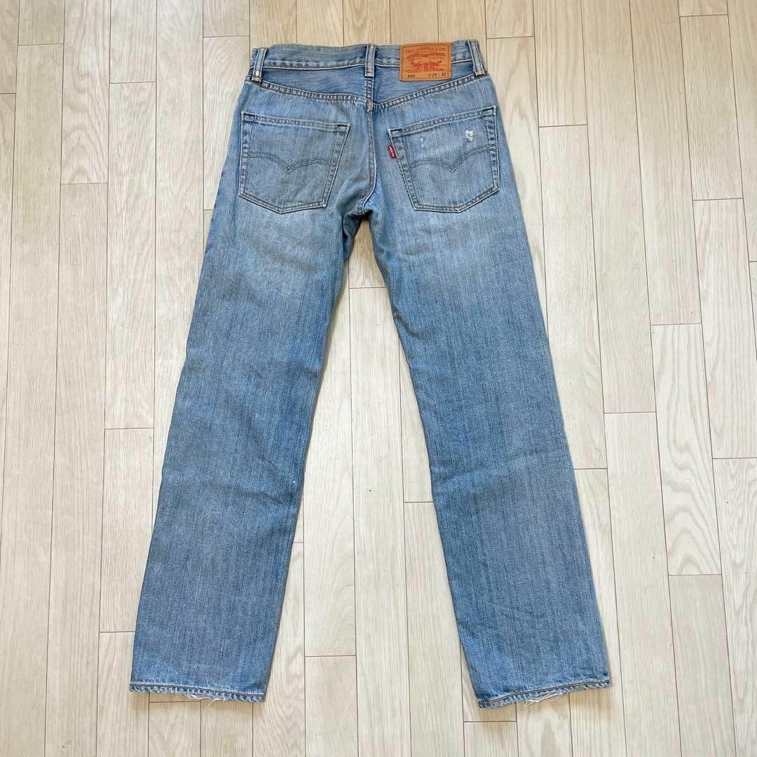 Levi's(リーバイス)のLEVI'S 502 ジーンズ ダメージデニム W28 L32 メンズのパンツ(デニム/ジーンズ)の商品写真