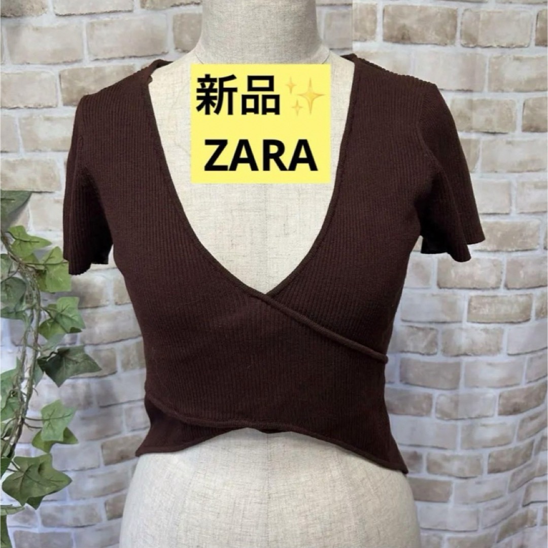 ZARA(ザラ)の感謝sale❤️1353❤️新品✨ZARA②❤️ゆったり＆可愛いトップス レディースのトップス(Tシャツ(半袖/袖なし))の商品写真