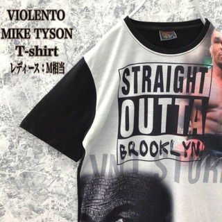 T32US古着VIOLENTO元ヘビー級王者マイクタイソン半袖Tシャツカットソー(Tシャツ(半袖/袖なし))