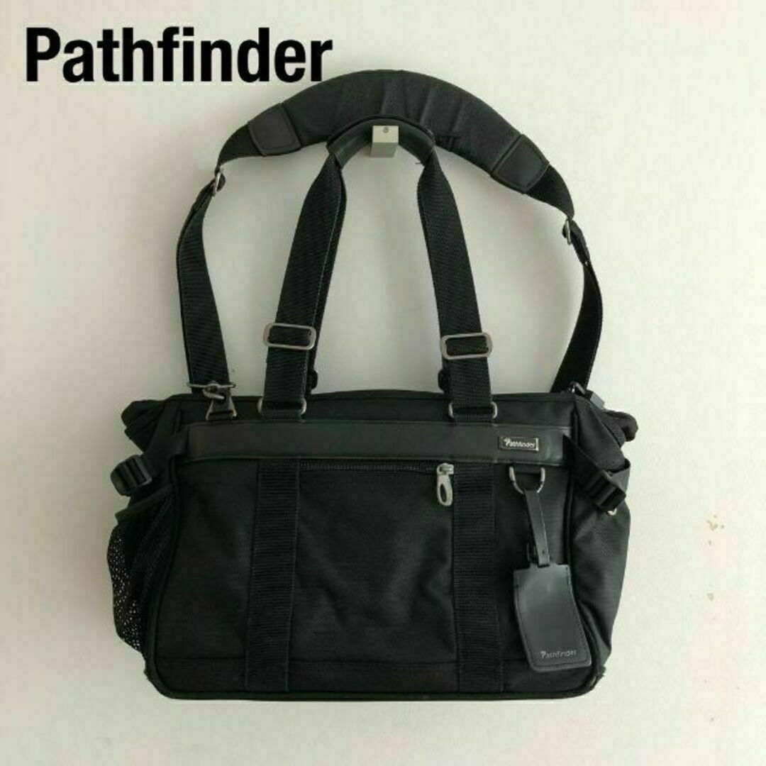 Pathfinder(パスファインダー)のPathfinderパスファインダー　2WAYビジネスバッグ　ブラック黒 メンズのバッグ(ビジネスバッグ)の商品写真