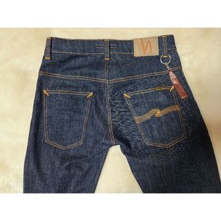 ヌーディジーンズ(Nudie Jeans)のNudie Jeans THIN FINN DRY BEAMS W31L32美品(デニム/ジーンズ)