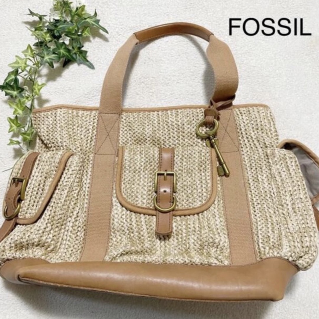 FOSSIL(フォッシル)のハンドバッグ カゴバッグ FOSSIL レディースのバッグ(トートバッグ)の商品写真