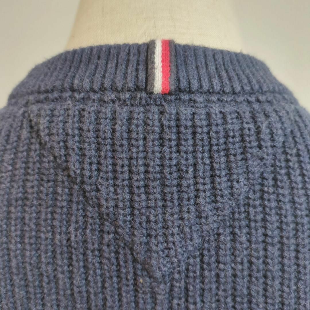 TOMMY HILFIGER(トミーヒルフィガー)のMA078/TOMMY HILFIGER ニット セーター 無地 ロゴ刺繍 レディースのトップス(ニット/セーター)の商品写真