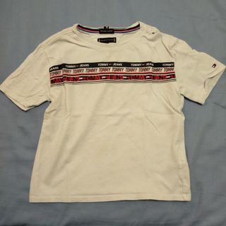 トミーヒルフィガー(TOMMY HILFIGER)のTOMMYHILFIGER トミヒル ホワイト 半袖Tシャツ 92cm 90cm(Tシャツ/カットソー)