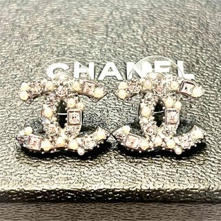 シャネル(CHANEL)のシャネル ピアス シルバー ビジュー 新品未使用 24h以内発送(ピアス)