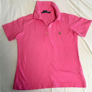 ラルフローレン(Ralph Lauren)のラルフローレン　レディース　半袖　ポロシャツ　トップス　XS ピンク(ポロシャツ)