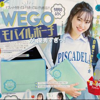 ニコラ 12月号付録 WEGO タブレットも入る！モバイルポーチ