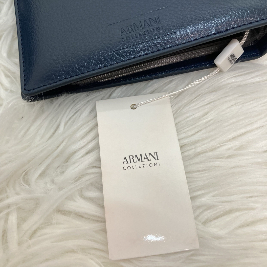 ARMANI COLLEZIONI(アルマーニ コレツィオーニ)の【未使用】アルマーニコレツィオーニ　カードケース　手帳　アルマーニ　名刺ケース メンズのファッション小物(手帳)の商品写真