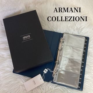 アルマーニ コレツィオーニ(ARMANI COLLEZIONI)の【未使用】アルマーニコレツィオーニ　カードケース　手帳　アルマーニ　名刺ケース(手帳)