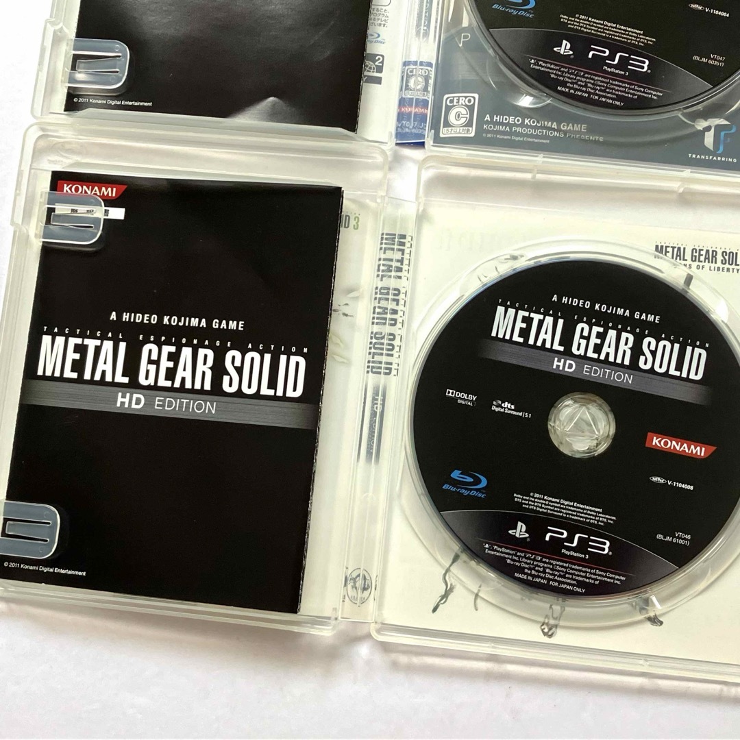 PlayStation3(プレイステーション3)のPS3 メタルギアシリーズ まとめ売り 4点セット エンタメ/ホビーのゲームソフト/ゲーム機本体(家庭用ゲームソフト)の商品写真