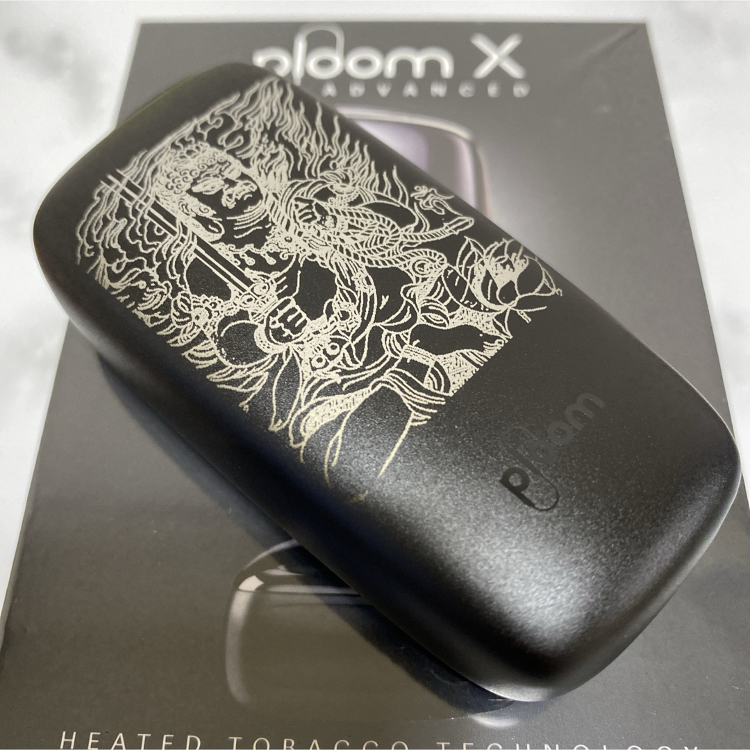 PloomTECH(プルームテック)の不動明王 デザイン レーザー加工 プルームエックス アドバンスド Ploom X メンズのファッション小物(タバコグッズ)の商品写真