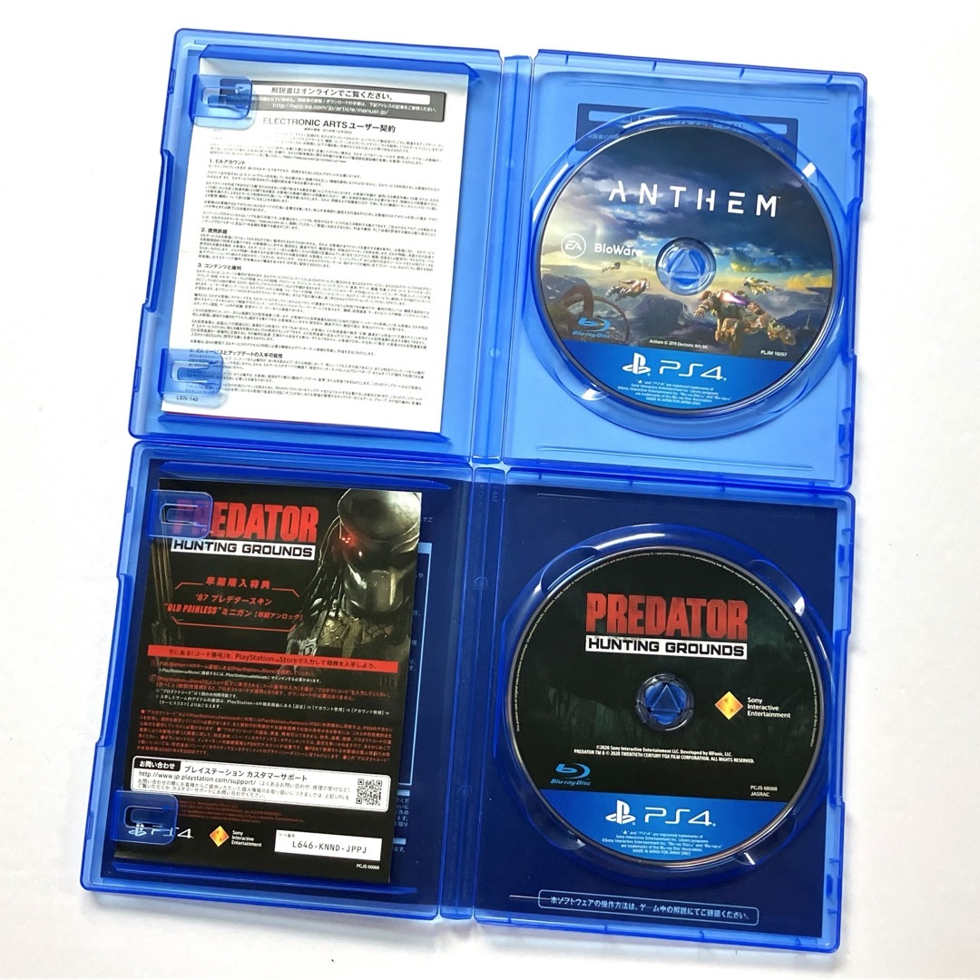 PlayStation4(プレイステーション4)のバトルフィールド1 プレデターハンティンググラウンズ アンセム ブラックオプス4 エンタメ/ホビーのゲームソフト/ゲーム機本体(家庭用ゲームソフト)の商品写真