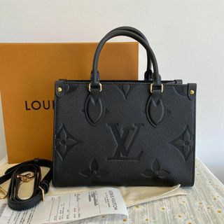 LOUIS VUITTON - ルイヴィトン M45653 オンザゴー PM モノグラム ブラック