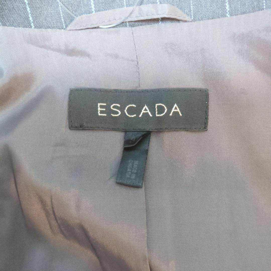 ESCADA(エスカーダ)のMA096/ESCADA コート アウター ロングスーツ ストライプ柄 ロング丈 レディースのジャケット/アウター(その他)の商品写真