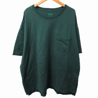 イエスタデイズ トゥモロウ Tシャツ カットソー 半袖 緑 グリーン L(Tシャツ/カットソー(半袖/袖なし))